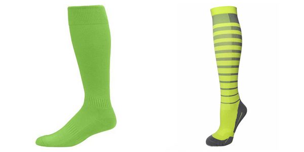 lime green sports socks